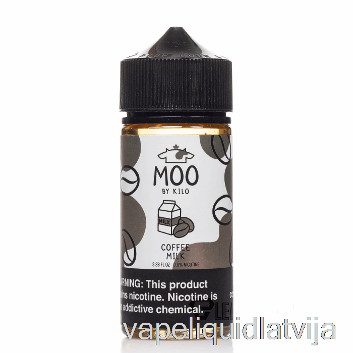 Kafijas Piens - Moo E-liquids - 100ml 6mg Vape šķidrums